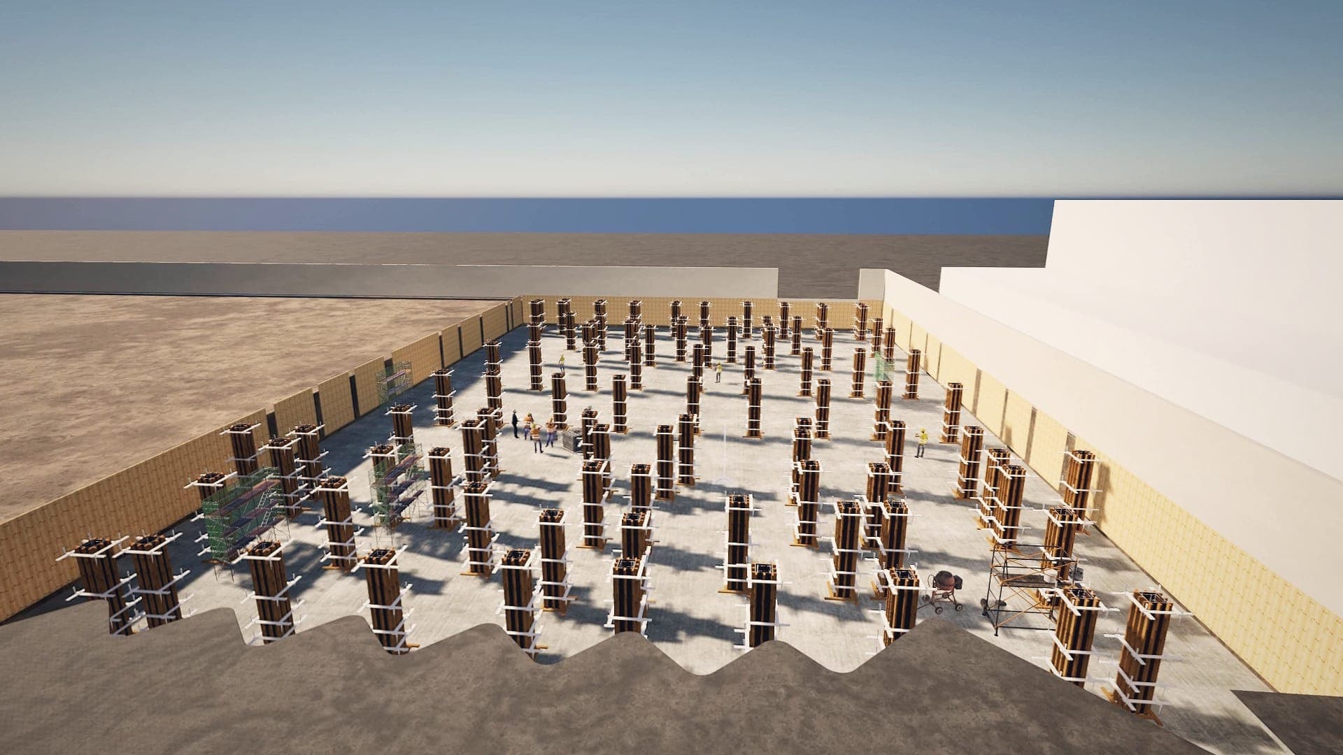 4D — columns and formwork