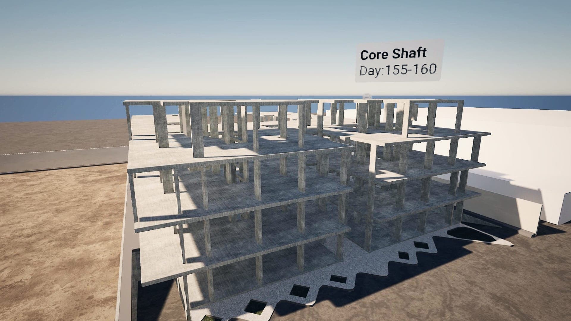 4D — frame and core, day 155–160